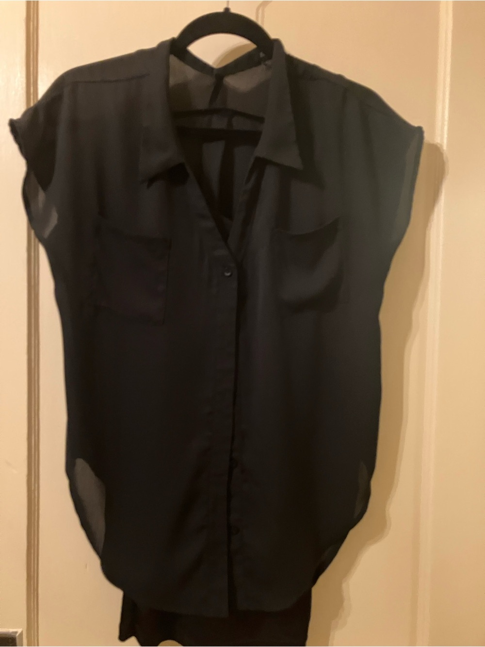 Timing Button-Down Blouse